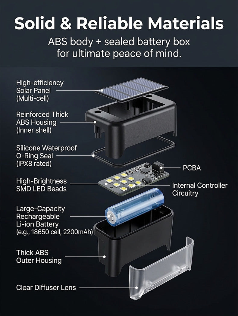 🔥 LIMITED-TIME SALE💡 OUTDOOR SOLAR LIGHTS SET ✨ - Light Up Your Nights! 🌙
