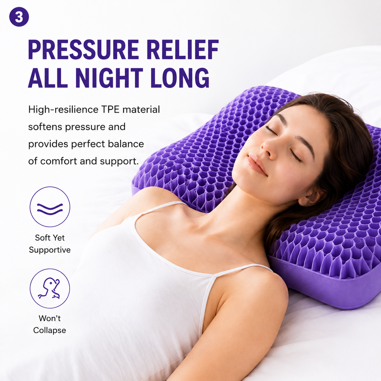🔥 LIMITED-TIME 50% OFF  Wake Up Without Neck Pain Dynamic Honeycomb Neck Pillow