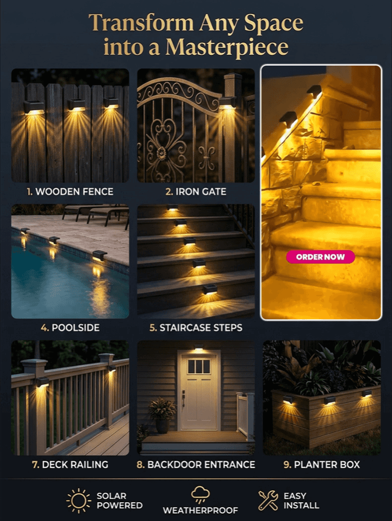 🔥 LIMITED-TIME SALE💡 OUTDOOR SOLAR LIGHTS SET ✨ - Light Up Your Nights! 🌙