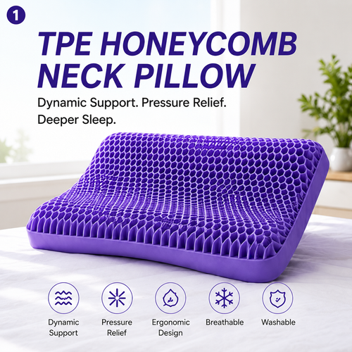 🔥 LIMITED-TIME 50% OFF  Wake Up Without Neck Pain Dynamic Honeycomb Neck Pillow